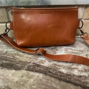 Range leather sling/ belt bag